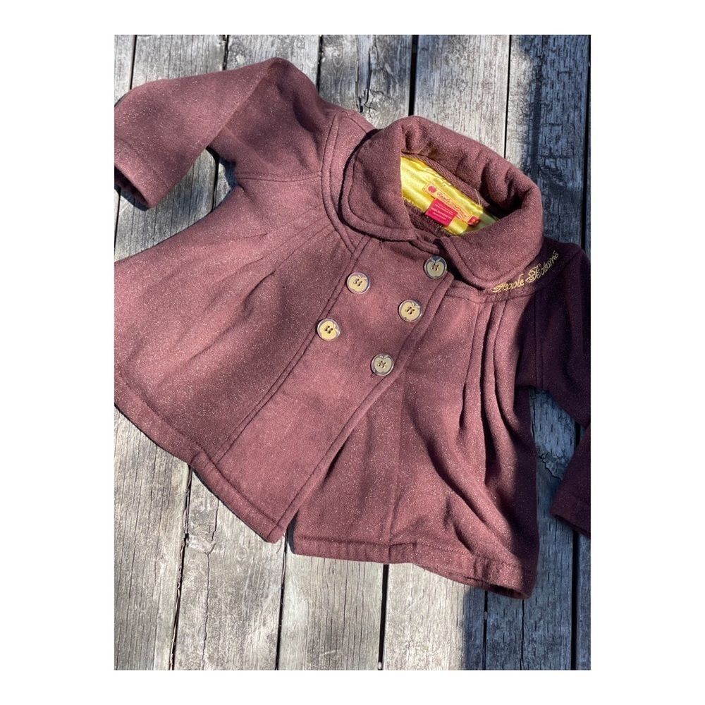 Y2K Apple Bottoms Bolero Sweater Chocolate Gold